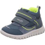 Blaue Superfit Sport7 High Top Sneaker & Sneaker Boots mit Riemchen aus Veloursleder mit Reflektoren für Kinder Größe 21 
