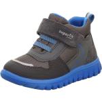 Blaue Superfit Sport7 High Top Sneaker & Sneaker Boots aus Veloursleder mit Reflektoren für Kinder 