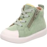 Hellgrüne High Top Sneaker & Sneaker Boots mit Schnürsenkel für Kinder Größe 28 