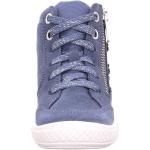 Blaue Superfit Tensy High Top Sneaker & Sneaker Boots aus Nubukleder für Kinder 