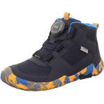 Blaue Melierte High Top Sneaker & Sneaker Boots für Kinder 