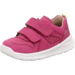 Pinke Superfit Breeze Low Sneaker aus Nubukleder für Kinder 