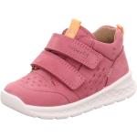 Pinke Superfit Breeze Low Sneaker aus Nubukleder leicht für Kinder 