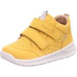 Gelbe Superfit Breeze Low Sneaker aus Nubukleder für Kinder Größe 20 