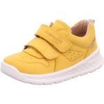 Gelbe Superfit Breeze Low Sneaker aus Nubukleder für Kinder 