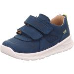 Blaue Superfit Breeze Low Sneaker aus Nubukleder für Kinder Größe 23 