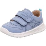 Hellblaue Superfit Breeze Low Sneaker aus Nubukleder für Kinder Größe 23 