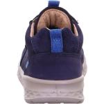 Blaue Superfit Breeze Low Sneaker aus Nubukleder für Kinder Größe 26 