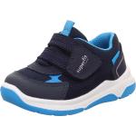 Blaue Superfit Low Sneaker aus Textil mit Reflektoren für Kinder für den für den Sommer 