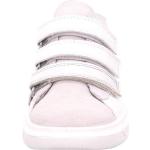 Weiße Low Sneaker mit Klettverschluss aus Textil für Kinder Größe 30 