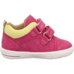 Pinke Low Sneaker aus Veloursleder für Mädchen Größe 22 für den für den Sommer 
