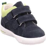 Hellgrüne Superfit Moppy Low Sneaker aus Veloursleder für Babys Größe 20 für den für den Sommer 