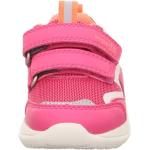 Pinke Streetwear Superfit Rush Low Sneaker aus Textil mit Reflektoren für Kinder Größe 35 