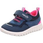 Pinke Superfit Sport7 Low Sneaker mit Klettverschluss aus Textil leicht für Mädchen Größe 20 für den für den Sommer 