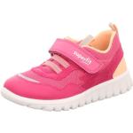 Pinke Superfit Sport7 Low Sneaker mit Klettverschluss aus Textil leicht für Mädchen Größe 20 für den für den Sommer 