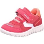 Pinke Superfit Sport7 Low Sneaker mit Klettverschluss aus Textil leicht für Kinder für den für den Sommer 