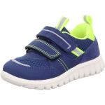 Blaue Superfit Sport7 Low Sneaker mit Riemchen aus Textil mit Reflektoren für Babys Größe 21 für den für den Sommer 