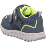 Blaue Superfit Sport7 Low Sneaker mit Riemchen aus Veloursleder für Kinder Größe 26 