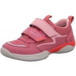 Pinke Superfit Low Sneaker aus Veloursleder leicht für Kinder 