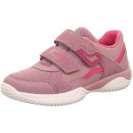 Pinke Superfit Low Sneaker aus Veloursleder leicht für Kinder Größe 35 