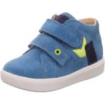 Blaue Superfit Low Sneaker aus Veloursleder leicht für Kinder 
