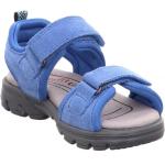 Blaue Superfit Lauflernsandalen mit Klettverschluss aus Leder für Jungen Größe 30 für den für den Sommer 