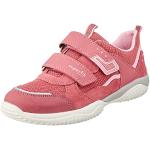 Reduzierte Pinke Superfit Low Sneaker aus Leder für Kinder Größe 31 