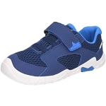 Reduzierte Blaue Superfit Trace Low Sneaker mit Klettverschluss aus Leder atmungsaktiv für Kinder Größe 32 