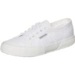 Reduzierte Weiße SUPERGA 2750 Cotu Classic Low Sneaker aus Baumwolle atmungsaktiv für Herren Größe 44 