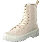 Reduzierte Beige SUPERGA High Top Sneaker & Sneaker Boots aus Textil für Damen Größe 42 mit Absatzhöhe 3cm bis 5cm 