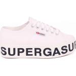 Superga, Superga 2790 Platform Weisse Sneakers White, Damen, Größe: 36 EU