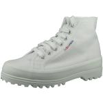Reduzierte Weiße SUPERGA High Top Sneaker & Sneaker Boots aus Textil für Damen Größe 41 