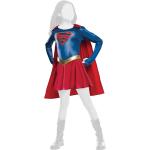 Rote Supergirl Superheld-Kostüme für Kinder 