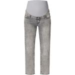 Hellgraue Mom-Jeans aus Denim für Damen 
