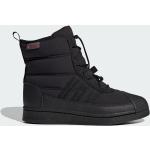 Schwarze adidas Superstar High Top Sneaker & Sneaker Boots mit Schnürsenkel in Normalweite aus Gummi für Kinder Größe 40 