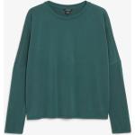 Dunkelgrüne Oversize Monki T-Shirts für Damen Größe XXS 