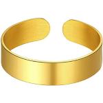 Goldene Knuckle Ringe vergoldet aus Gold personalisiert für Kinder zum Muttertag 