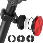 SUPMEGA AirTag Fahrradhalterung, Versteckter AirTag-Fahrradreflektor mit Metallhalterung, Diebstahlsicheres GPS-Tracker-Zubehör Wasserdichter AirTag-Halter für Fahrräder, E-Bikes und Roller
