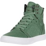 Grüne SUPRA Footwear Skytop High Top Sneaker & Sneaker Boots für Damen Übergrößen 