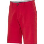 Rote Unifarbene Casual Herrenbermudas mit Reißverschluss aus Jersey Größe XXL 