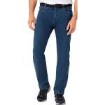 Reduzierte Blaue Elegante Stretch-Jeans mit Gürtel aus Denim für Herren Größe L 