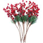 Reduzierte Rote Kunstblumen 10-teilig 