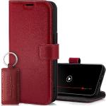 Reduzierte Rote iPhone 15 Pro Hüllen Art: Flip Cases mit Bildern aus Leder klappbar 