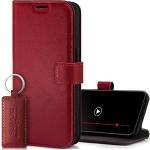 Rote Samsung Galaxy S24+ Hüllen Art: Geldbörsen aus Leder klappbar 