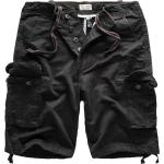 Schwarze Vintage Surplus Shorts aus Baumwolle Größe S 