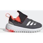 Silberne adidas Slip-on Sneaker ohne Verschluss aus Textil für Kinder Größe 25 