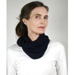 Dunkelblaue Nachhaltige Schlauchschals & Loop-Schals aus Wolle für Damen Einheitsgröße 