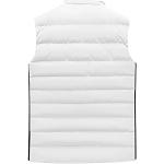 Weiße Unifarbene Casual Maxi V-Ausschnitt Leichte Daunenjacken mit Reißverschluss aus Pelz mit Kapuze für Herren Größe 3 XL für den für den Herbst 