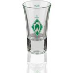 Rautenmuster Werder Bremen Schnapsgläser aus Glas 1-teilig 