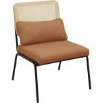 Braune Moderne Loungestühle aus Stoff Breite 50-100cm, Höhe 50-100cm, Tiefe 50-100cm 